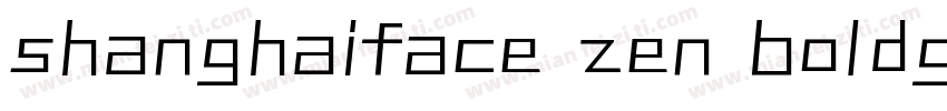 shanghaiface zen boldgb10字体字体转换